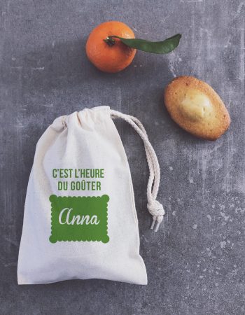 Sac à goûter personnalisé